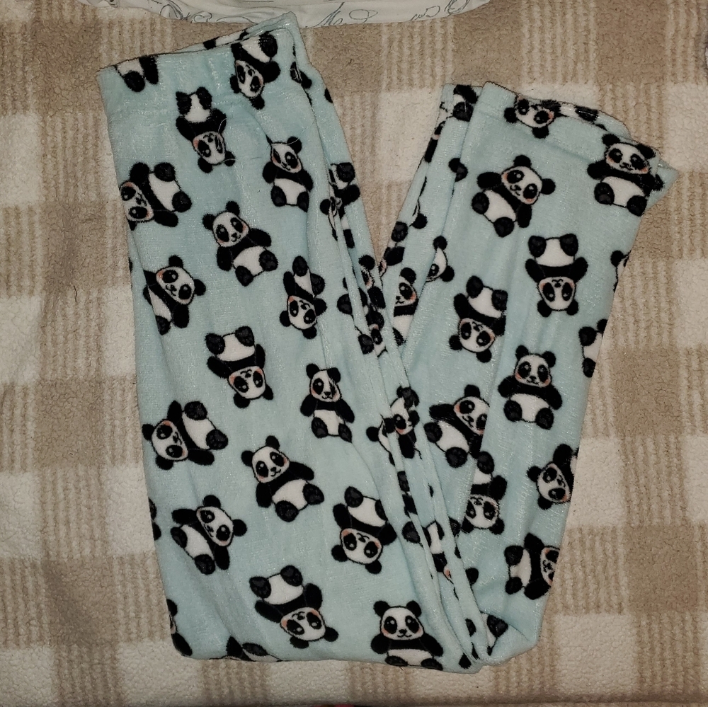 5 for $25 | Bobbie Brooks Sleepwear Panda Bear Plush Pajama Pants